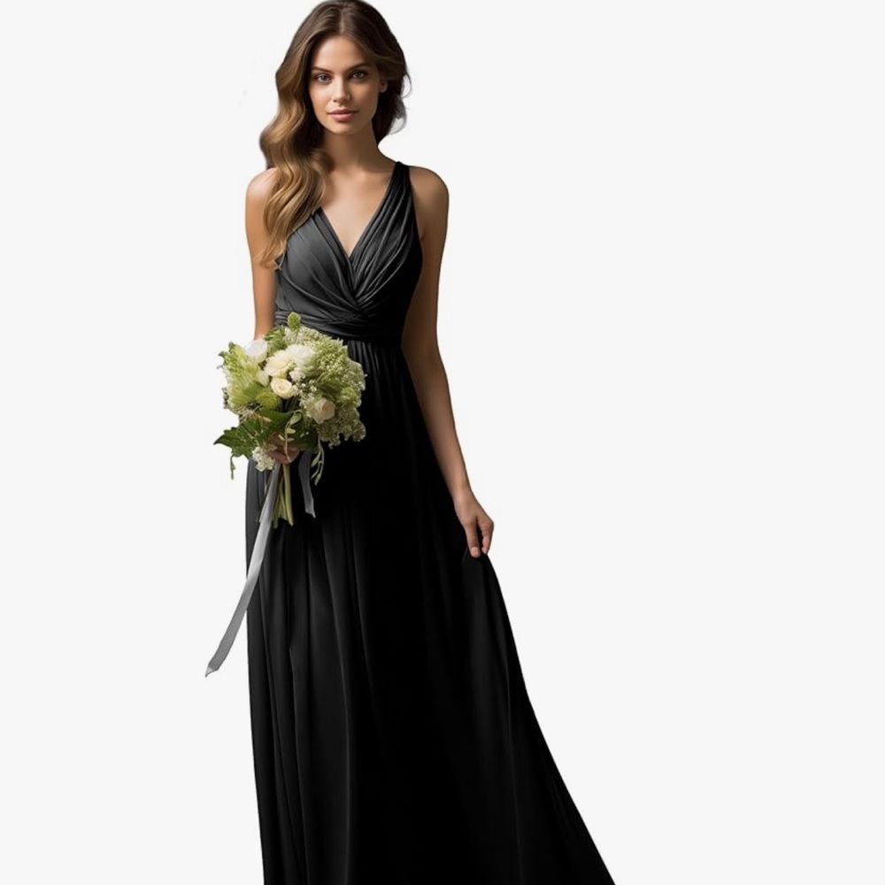 Black Bridesmaid Dress